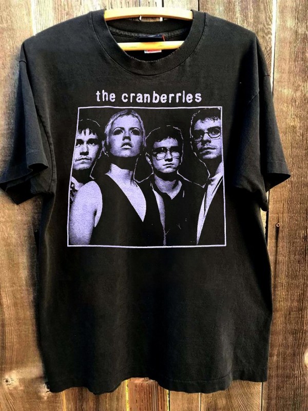 The Cranberries band 90s Basic Black T shirt Unisex Heavy Cotton tee NH27280