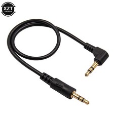 30cm 3.5mm to 3.5mm Jack to Jack Audio Cable Lead Gold Short Aux Car Stereo New