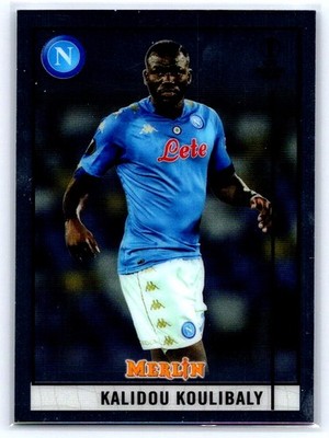 Kalidou Koulibaly 2020-2021 Topps Merlin Chrome Europa League - #63 - Napol b10d