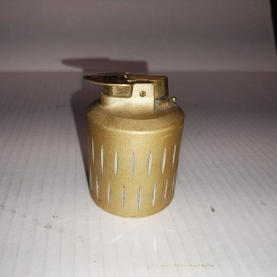 Vintage Lighter - Ronson Varaflame Venus Table MCM Goldtone