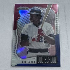 2021 Panini Prizm #OS-5 Rod Carew Old School Red/White/Blue Prizm