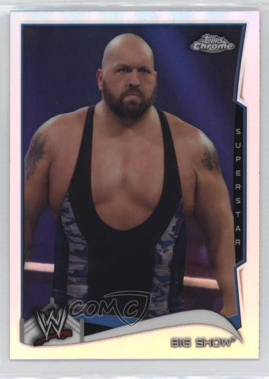2014 Topps Chrome WWE Refractor Big Show #58 0sm7