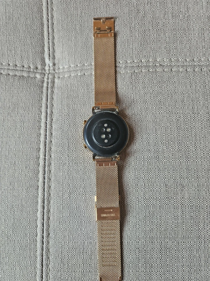 Huawei Watch GT 2 Elegant Edition 42mm Edelstahlgehäuse mit Milanaise Armband, Foto 4 von 5