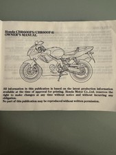 Fahrer-Handbuch Honda CBR600FS/F4i PC35