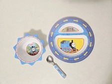 Thomas  Friends Toddler Feeding Set - Dish/Bowl/Spoon - "The First Years" 2005