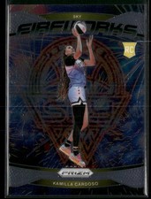 2024 Panini Prizm WNBA #4 Kamilla Cardoso Fireworks
