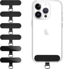 Phone Tether Tab, 6 Pack of Ultra-Thin, Durable Tabs for Lanyards ...