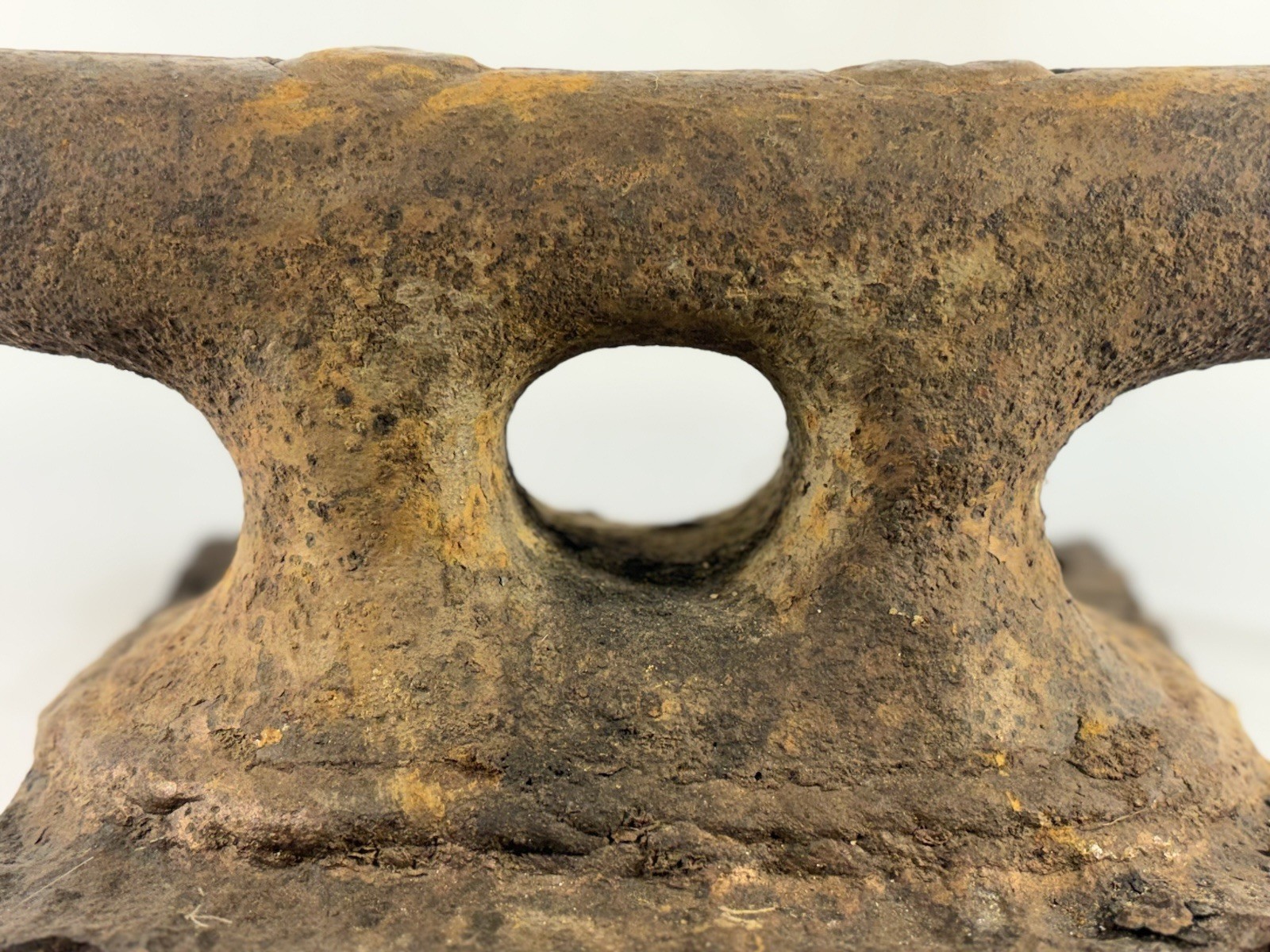 Antique Cast Iron Nautical Dock Cleat 30lb Ship Mooring Boat Rope Tie Marine USA