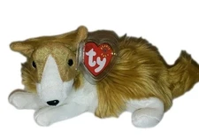 Ty Beanie Baby - CASSIE the Collie Dog (7 Inch) NEW MWMTs Stuffed Animal Toy