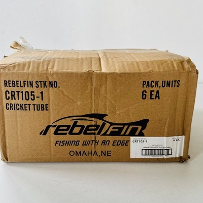 RebelFIN Cricket Tube Tall CRT105-1 Bait Cage Set of 6