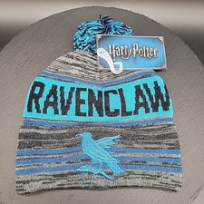 Harry Potter Beanie Winter Hat Ravenclaw House Student Warm Student Cosplay Pom