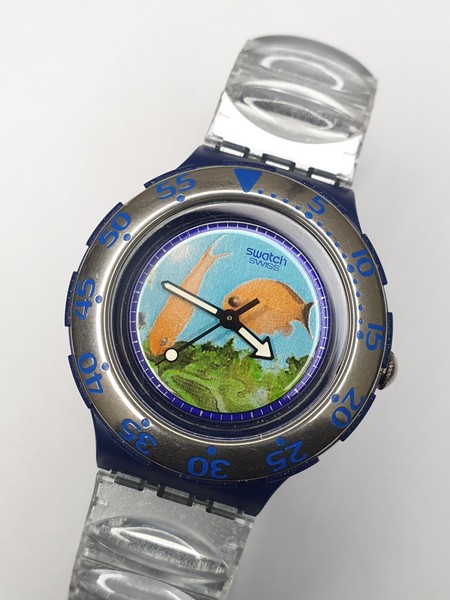 Swatch AquaChrono Decompression SDN112 SDN113 - funktioniert - 38mm