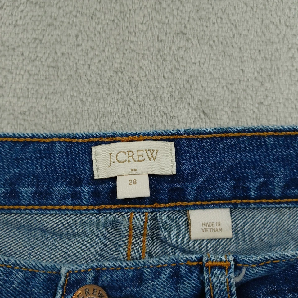 Pantalones Cortos J Crew Para Mujer 28 Azul Denim Bolsillos Informales Modernos Preppy Elastizados Foto 2 de 4