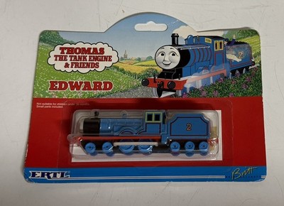 ERTL Thomas the Train Engine & Friends Edward Blue 2  1993 Diecast Card 2 NIB