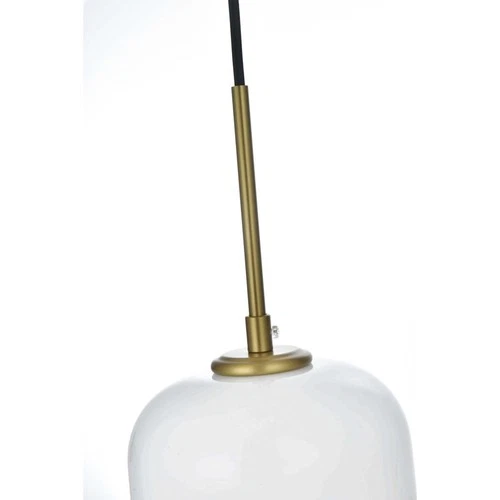 Living District LD2269SG Gene 3 Light 17 inch Satin Gold Pendant Ceiling Light - Picture 7 of 10