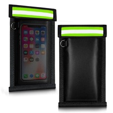 ocuvaep Faraday Bags for Phones and Car Keys 2 pack, 4.9 x 8.4 inches, Green