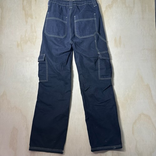 BDG URBAN OUTFITTERS SKATE JEAN Women Size 27 Black Denim Cargo Pants - Picture 7 of 9