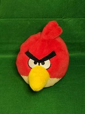 Commonwealth 2010 Angry Birds Red Bird 8  Plush Soft Stuffed Animal Video Game