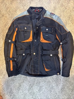 Size S - Buse Black Motorcycle Jacket 