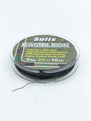 Sufix Kameleon 20m / 5kg / 10lb Karpfenschnur Vorfach Schnur Karpfenvorfach
