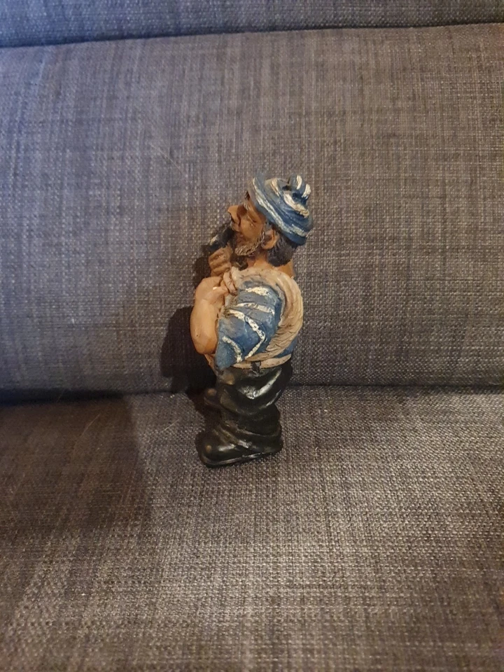 Wunderschöne Dekofigur Seemann Maritim Bootsmann Fischer 11cm hoch - Bild 3 von 4