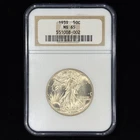 1939 50C MS65 NGC Walking Liberty Half Dollar