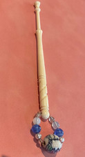 Vintage bone lace bobbin - beautifully turned design