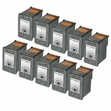 10pk C9351AN BLACK Ink Print Cartridge for HP 21 HP21 Deskjet F380 F4180 F2280