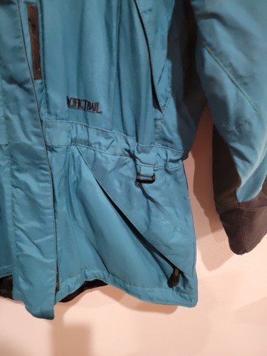Pacific Trail Storm Tech Anorak Barn Jacket Hood Sz. S Teal Blue Vintage - Picture 5 of 11