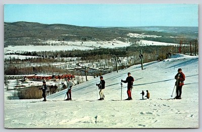 Boyne Highlands Resort Inn Ski Slope Winter Scene Harbor Springs MI A182
