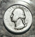 1932-S Washington Silver Quarter  -  San Francisco Key Date 25C - VF Detail Coin