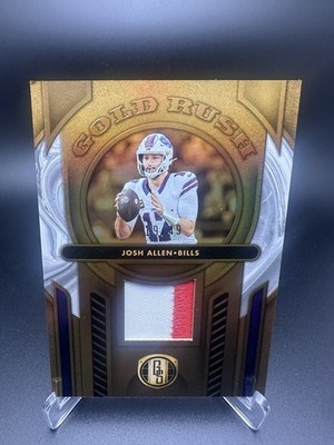 2024 Panini Gold Standard JOSH ALLEN #GR-JAL Gold Rush 3-Color Patch /49 Bills