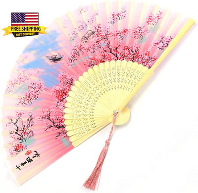 Japanese Fan Hand Portable Fan Handheld Bamboo Fans Japanese Vintage Retro Fan H