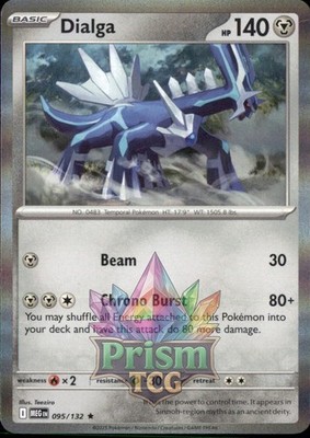 Dialga 95/132 Rare Holo Mega Evolution Pokemon