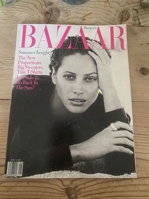 Harper's Bazaar | May 1993 Issue Vintage Fashion Magazine | Christy Turlington