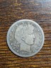1904-O Barber Quarter Dollar 90% Silver Tough Date Low Mintage Barber