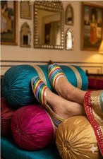 Women Shoes Indian Handmade Jutties Designer Flip-Flops Mojaries US 6-9