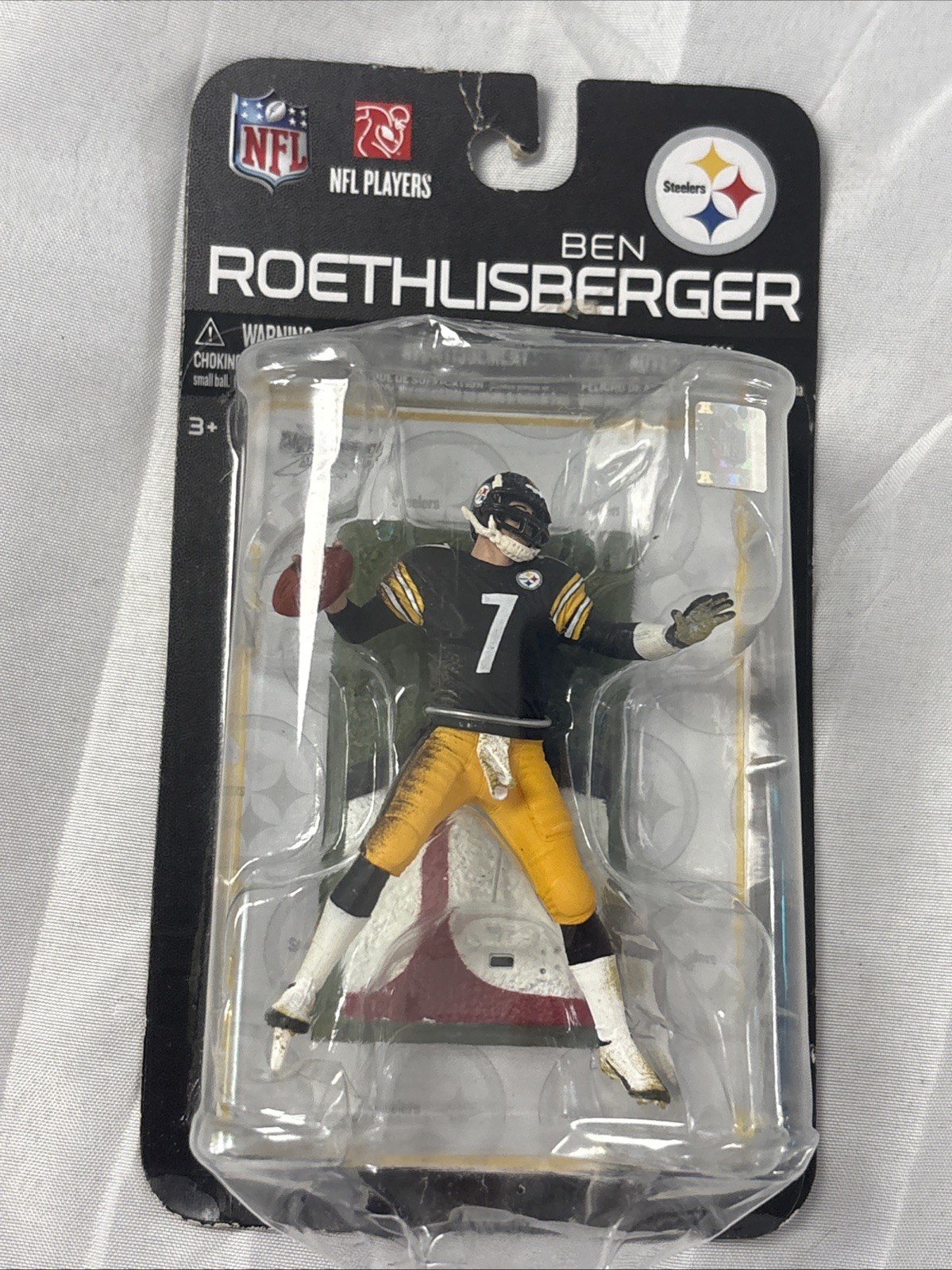 McFarlane Ben Roethlisberger #7 Pittsburgh Steelers NFL 3 Inch Figurine - New!!