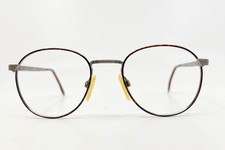 Vintage Tudor 960 Brown Metal Round Sunglasses FRAMES ONLY Korea