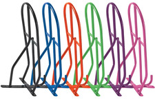 Strong Saddle Rack Blue Wall Mount Horse Stable Yard Tack Storage