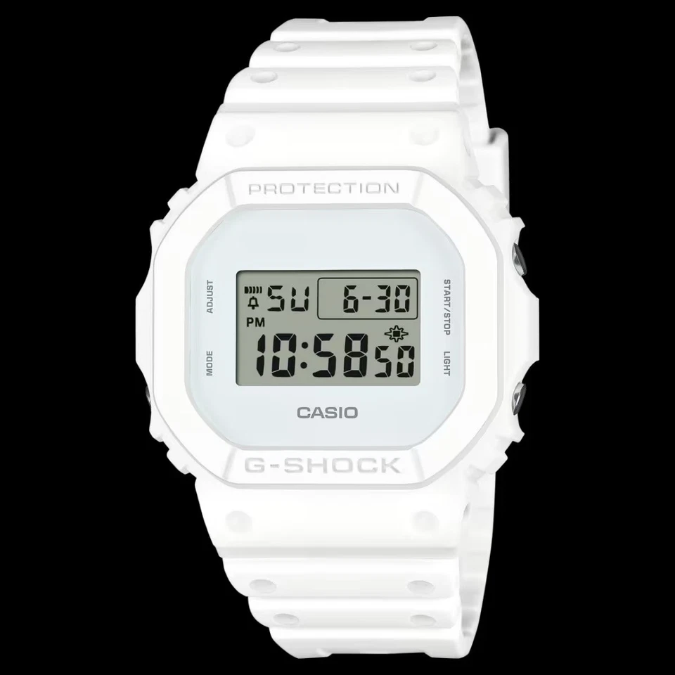 Casio G-Shock DW-5600WW-7ER White Square Digital Uhr 20BAR Neu OVP - Bild 1 von 4