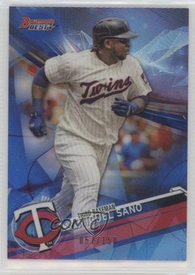 2017 Bowman's Best Blue Refractor 57/150 Miguel Sano #18 6k8