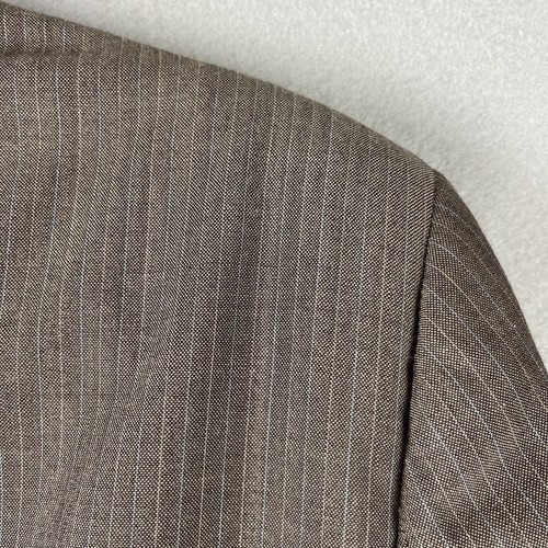Vintage Givenchy Blazer Sport Coat Mens 40R Brown Pinstripe 2 Button USA Made - Picture 17 of 18