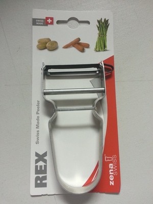 Zena Swiss REX Potato & Vegetable Peeler - Aluminium See