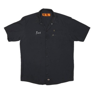 DICKIES Herren schwarz Workwear Hemd M Polyestermischung Knopfleiste Tasche