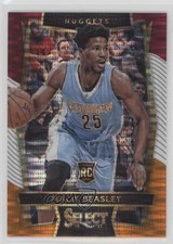 2016-17 Panini Select Concourse Tri-Color Prizm Malik Beasley #56 Rookie RC 0b3