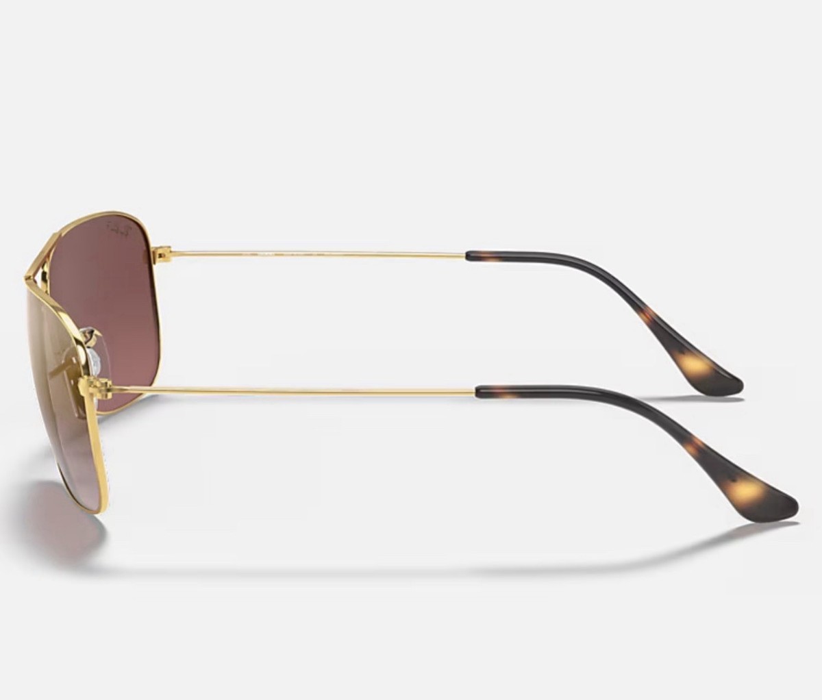 Ray Ban RB3543 001/6B Chromance Polarized Gold Purple Gold Mirror