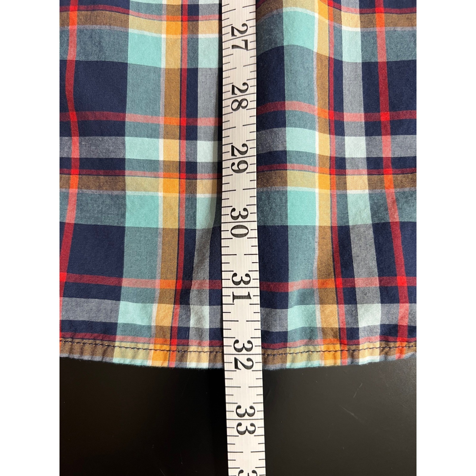 Duluth Trading Co Untucked Plaid Shirt Mens XL Tall Relaxed Fit BBQ 3237-112 image 9