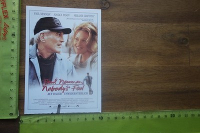 Alte Filmplakatkarte Kino Film Video NOBODY'S FOOL Paul Newman Tandy Griffith