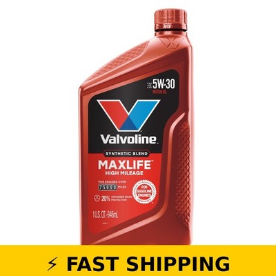 Valvoline MaxLife High Mileage 5W-30 Synthetic Blend Motor Oil
